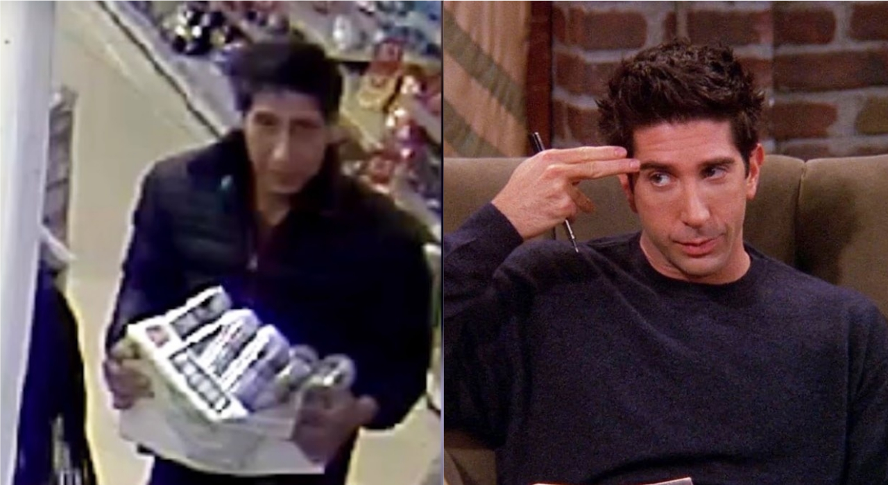 Sósia do ator David Schwimmer, o Ross de Friends, é condenado por roubo