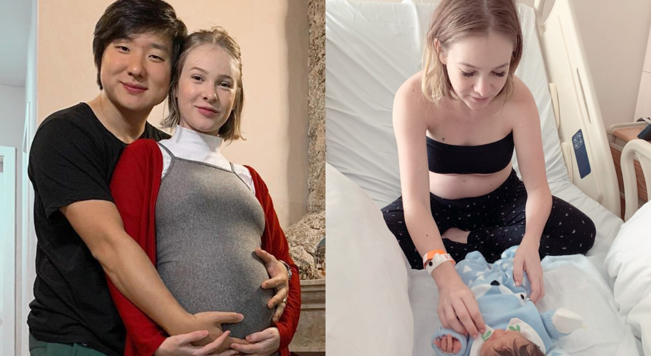 Perfil do bebê de Pyong posta primeira foto com a mãe Sammy Lee ainda no hospital; confira