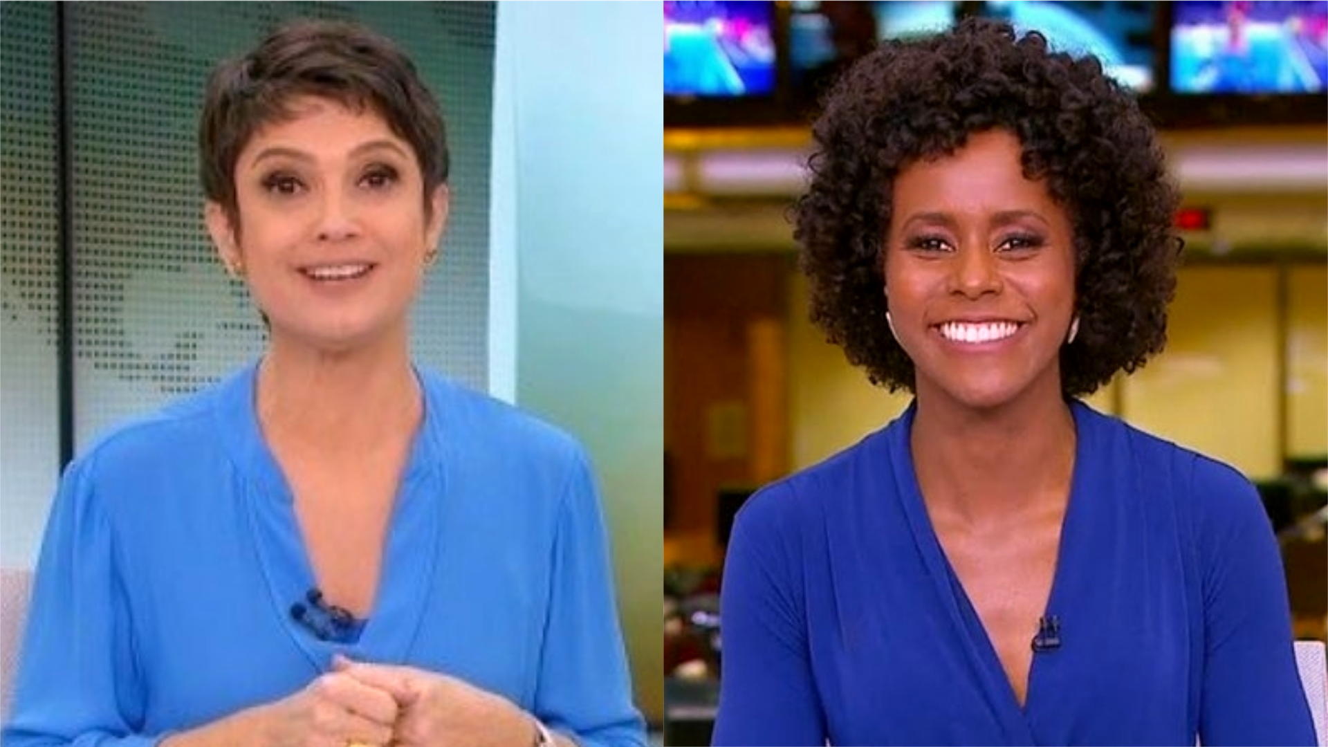 Sandra Annenberg parabeniza Maju Coutinho por atuação no Jornal Hoje: “Ela está brilhante!”
