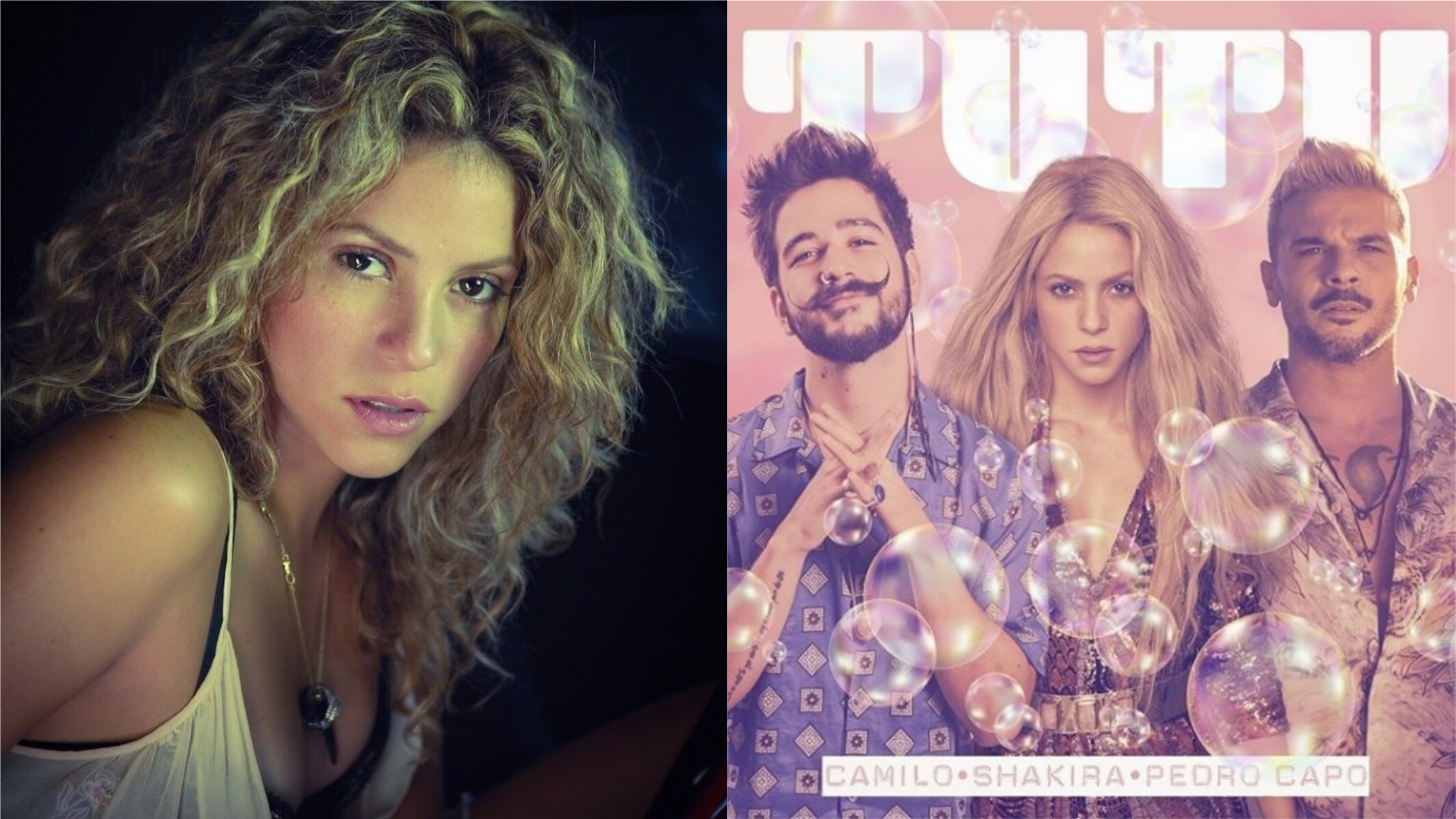 Shakira participará de remix de Tutu, de Camilo e Pedro Capó