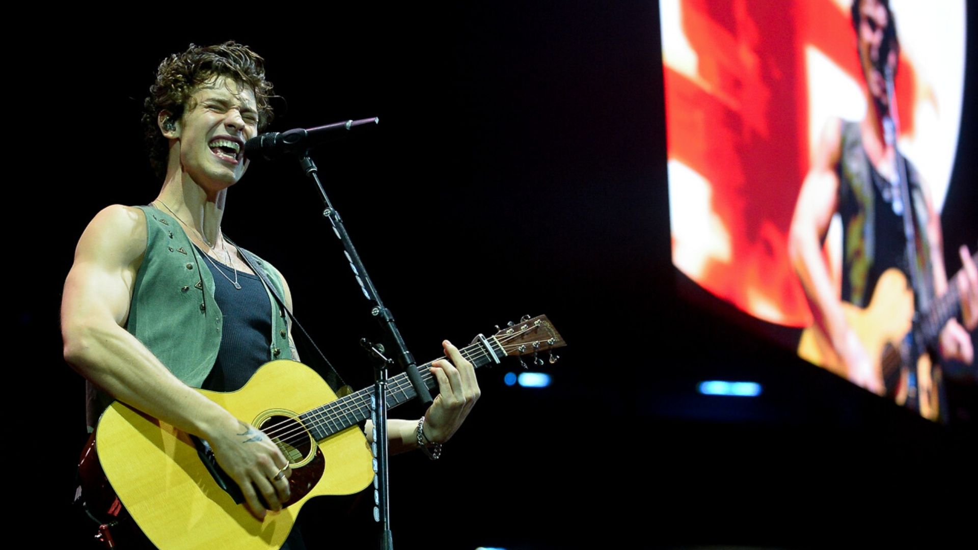 Shawn Mendes protesta a favor do meio ambiente, leva tombo e elogia brasileiros durante show em São Paulo