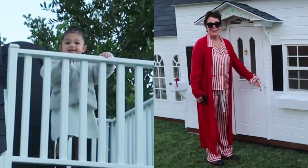 Stormi, filha de um ano de Kylie Jenner, ganha ”casa” de presente da avó Kris Jenner