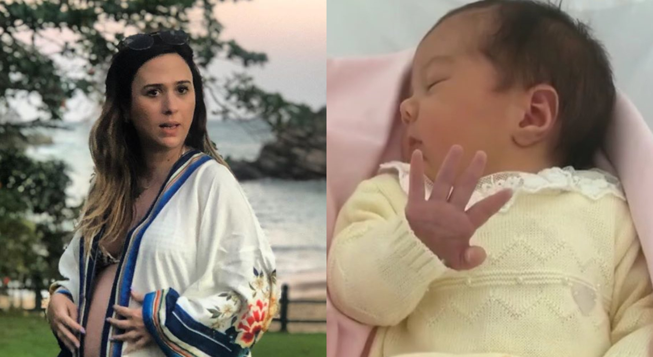 Tatá Werneck brinca com situação da filha recém-nascida: “Chega de exposição”