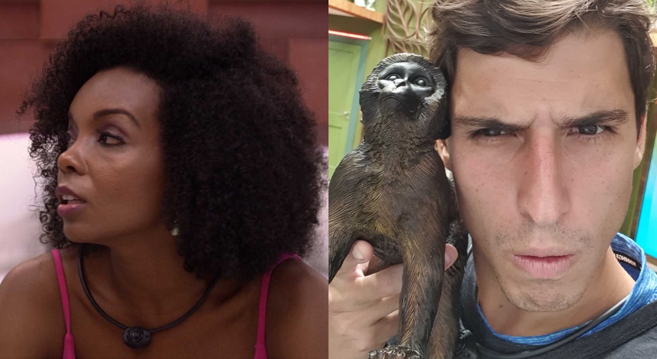 BBB20: Prior compartilha foto ao lado de macaco e internauta associa animal com Thelma
