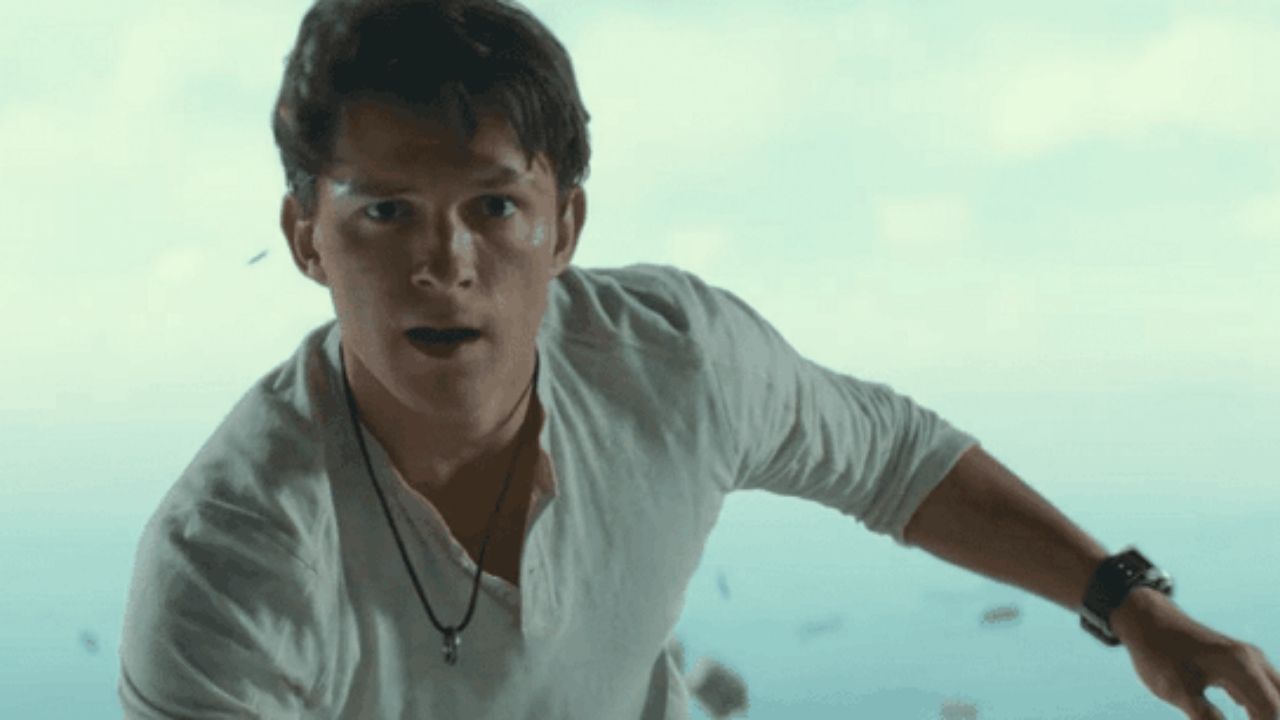 Tom Holland está preso nas alturas em novo pôster de “Uncharted: Fora do Mapa”