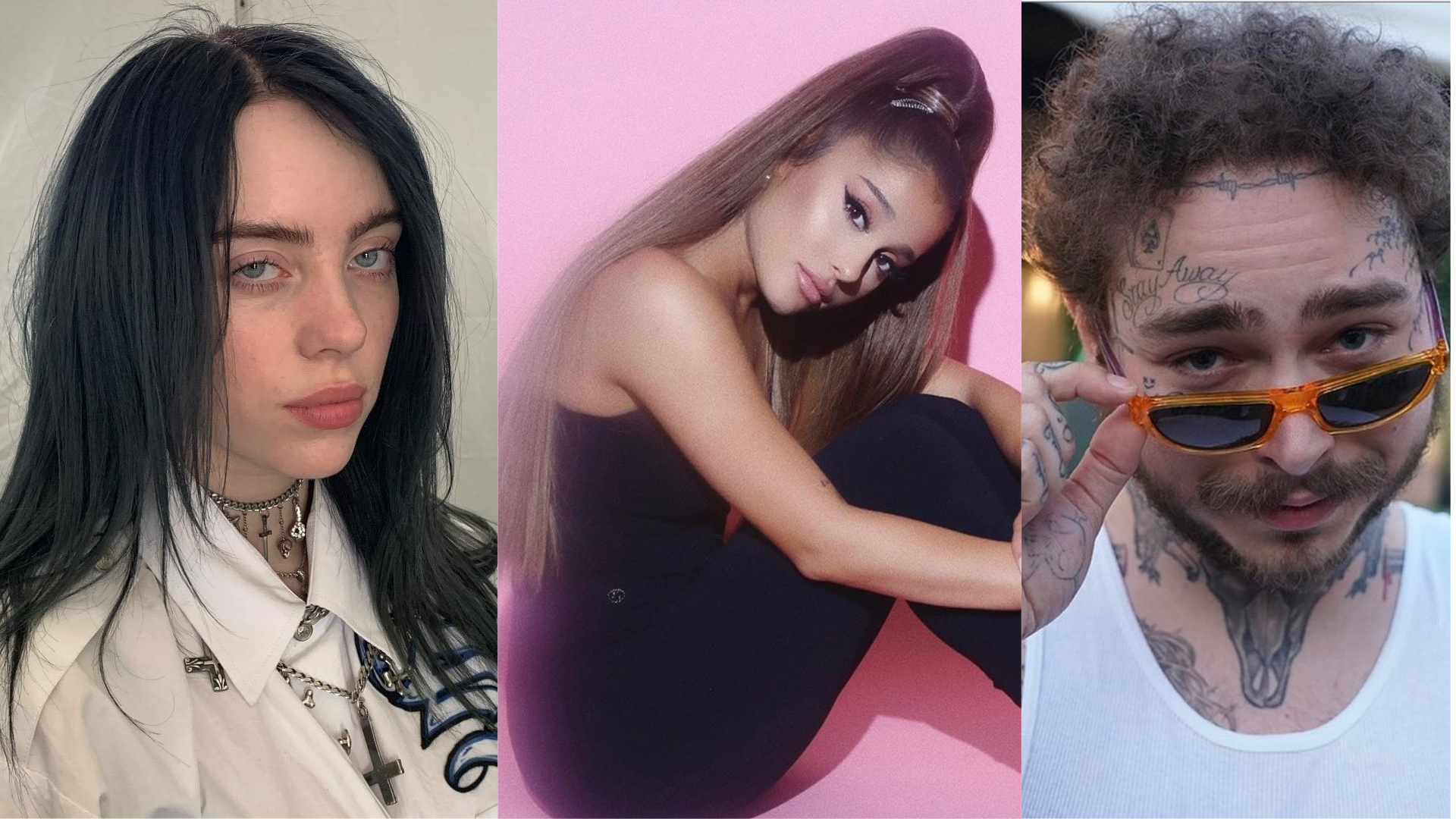 Ariana Grande, Billie Eilish e Post Malone têm os álbuns mais vendidos de 2019, confira lista