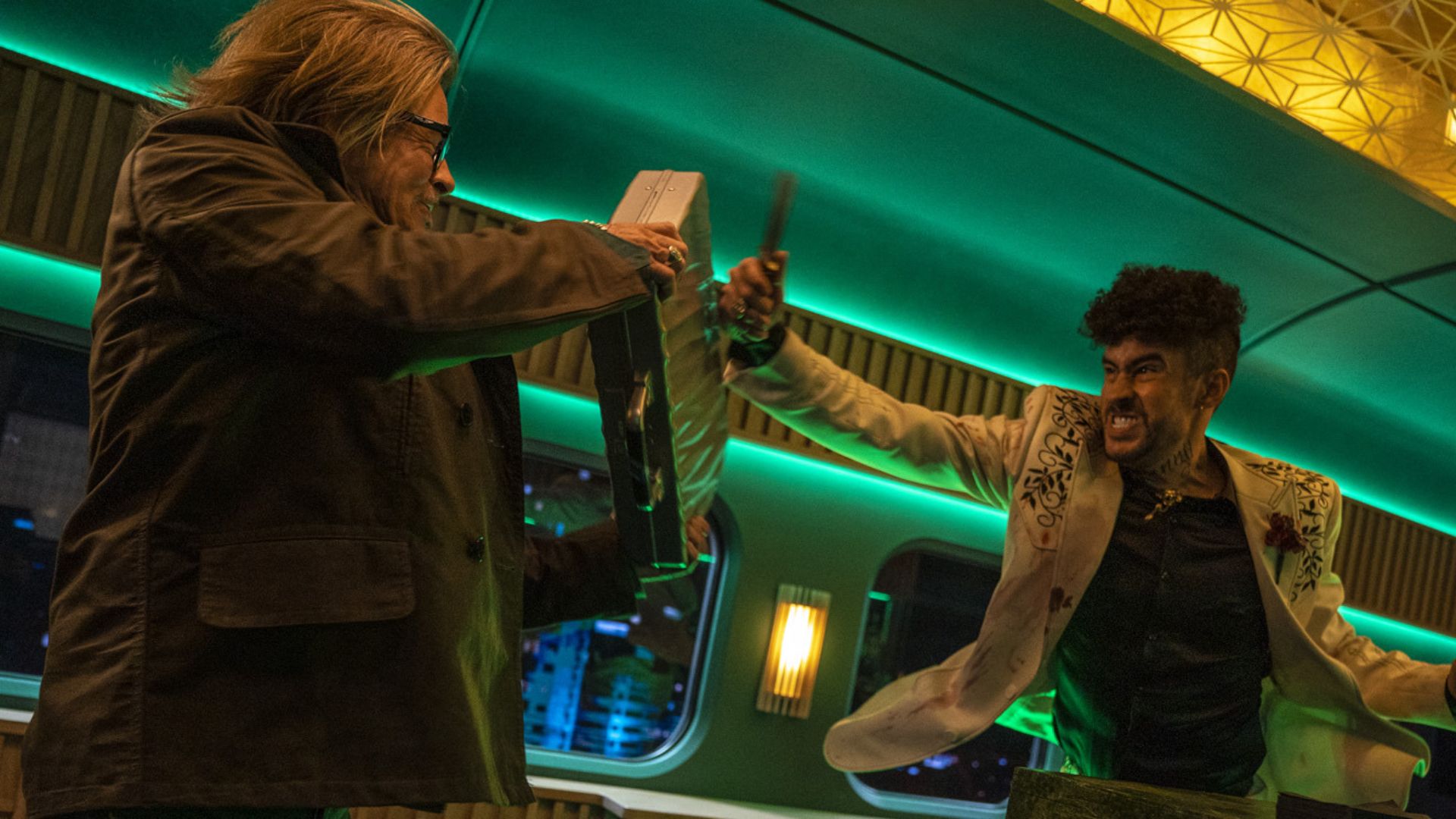 “Trem-Bala”: Brad Pitt parte para a porradaria em novo trailer da ação; confira