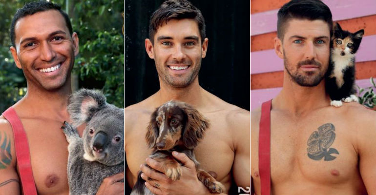 Calendário de bombeiros australianos de 2021 tem dose de fofura com a participação de animais!