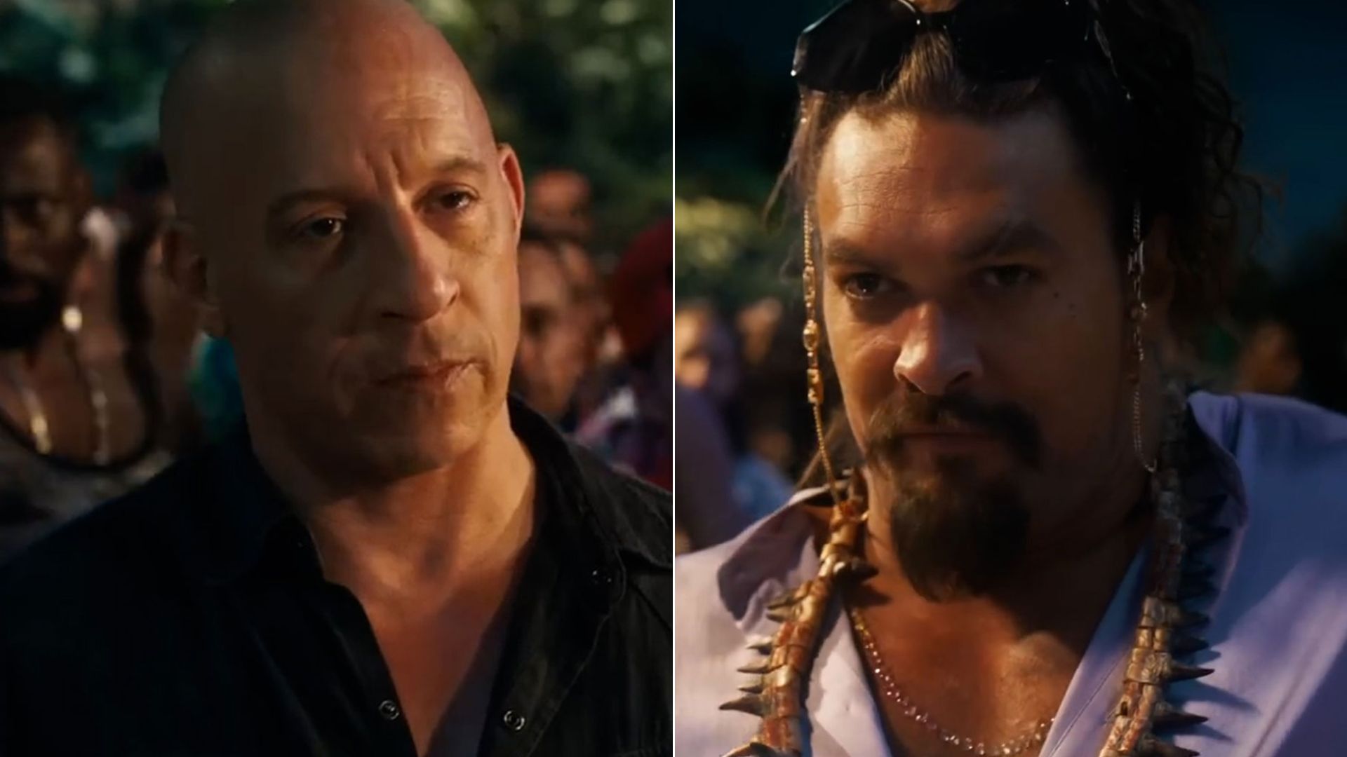 Vin Diesel e Jason Momoa se enfrentam no trailer final de “Velozes & Furiosos 10”