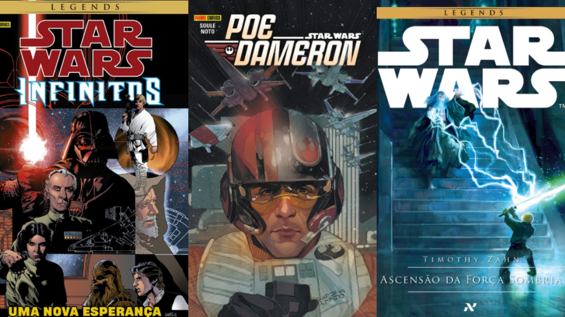 Atenção, fãs de Star Wars: esses livros vão te fazer viajar para uma galáxia distante