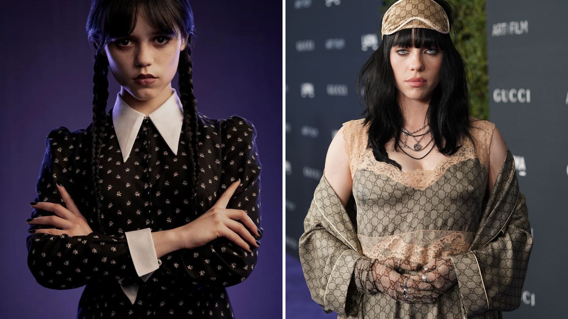 Jenna Ortega revela que se inspirou em Billie Eilish para criar sua Wandinha