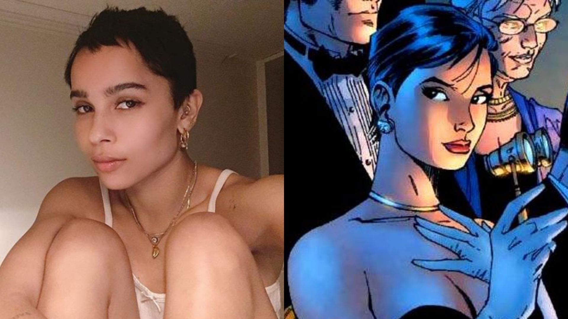 Zoë Kravitz aparece de cabelo mais curto e fãs especulam se é para viver Mulher-Gato